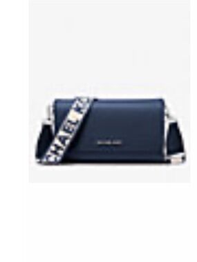 💯% Authentic Michael Kors Navy Leather Crossbody with inside wallet.